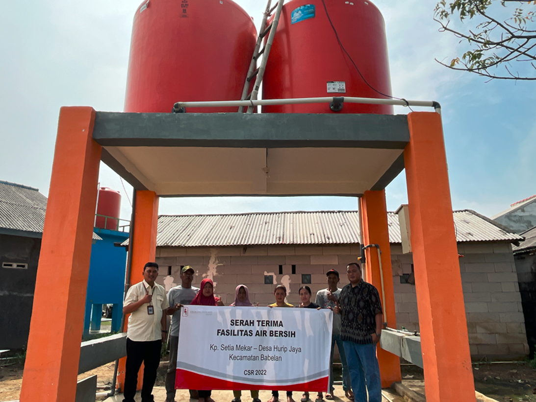 Program Pembangunan Fasilitas Air Bersih di Hurip Jaya, Babelan
